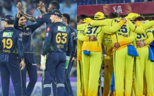 Gujarat Titans and Chennai Super Kings players during IPL 2026 Match 66 with team news and preview in focus.