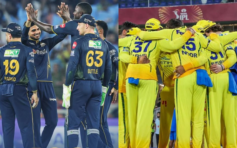 Gujarat Titans and Chennai Super Kings players during IPL 2026 Match 66 with team news and preview in focus.