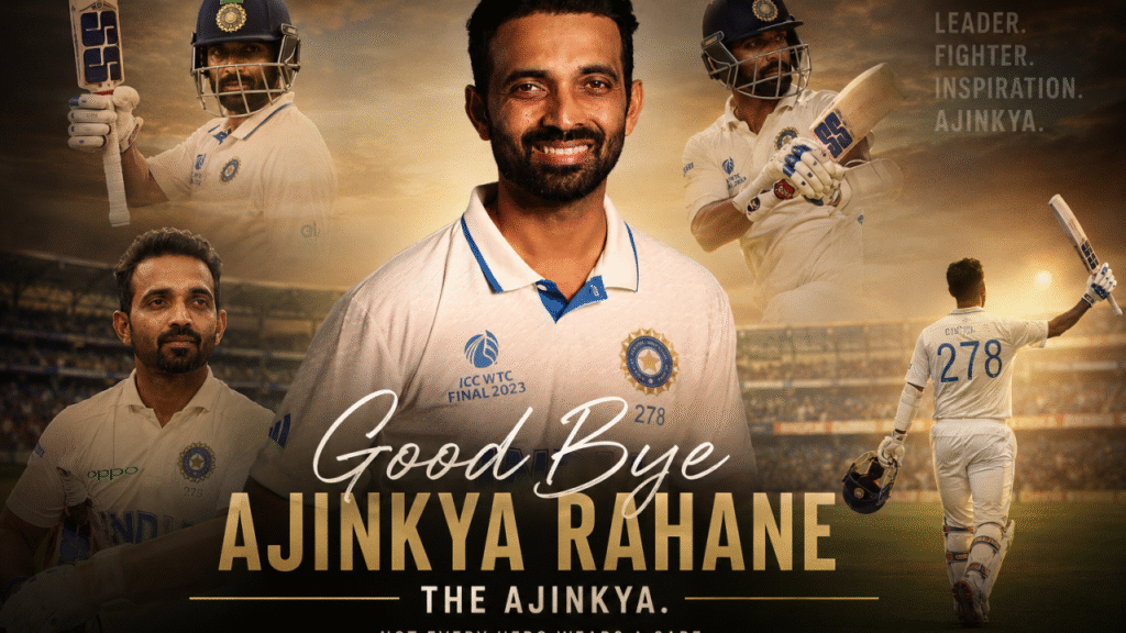 Ajinkya Rahane Retirement: Tribute to an Indian Cricket Legend