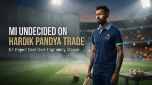 Hardik Pandya playing a shot for Mumbai Indians during IPL 2026.