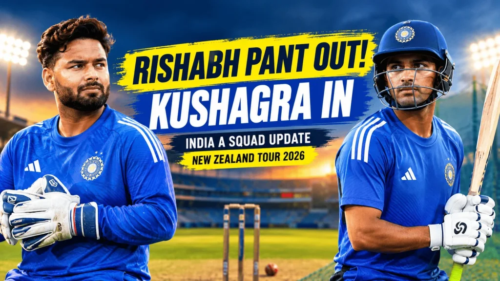 Rishabh Pant and Kumar Kushagra ahead of the India A vs New Zealand A unofficial Test series, following Pant's side strain.